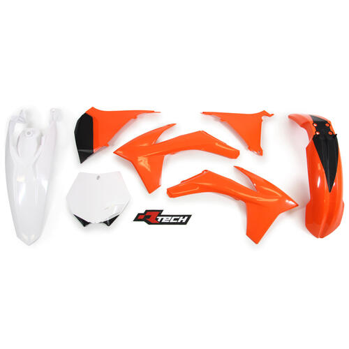 KTM 350 SX-F 2011 Rtech OEM Plastics Kit Inc Fenders & Shrouds