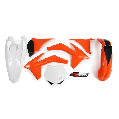 KTM 250 SX 2011 Rtech OEM Plastics Kit Panels Replacement Inc Fenders & Shrouds