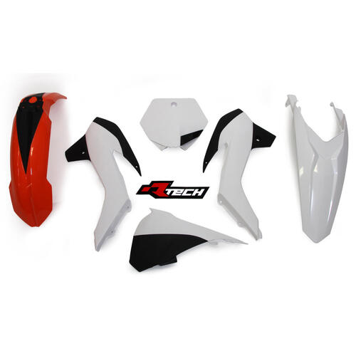 KTM 85 SX 2013 Rtech (Oem 17) Plastics Kit Inc Fenders & Shrouds