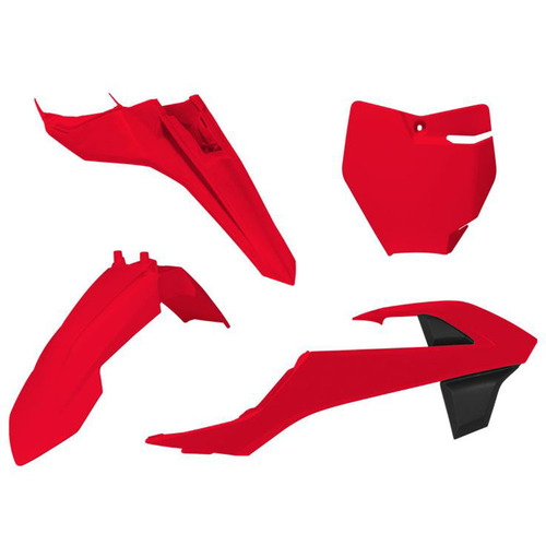 KTM 65 SX 2016-2023 Rtech Red Plastics Kit Inc Fenders & Shrouds