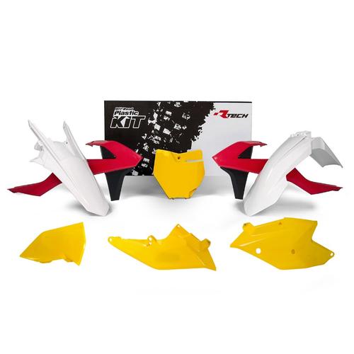 KTM 350 SX-F 2016-2018 Rtech Vintage Red Yellow Retro Plastics Kit 