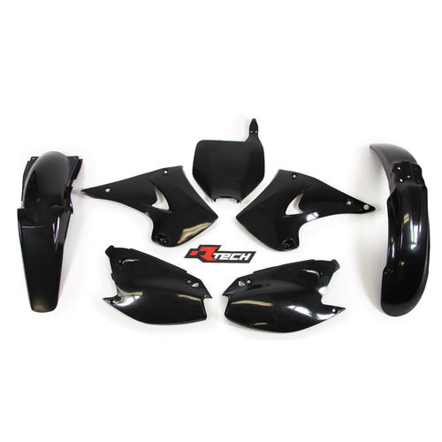 Kawasaki KX125 2003-2008 Rtech Black Plastics Kit 