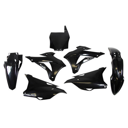 Kawasaki KX85 2014-2021 Rtech Black Full Plastics Kit