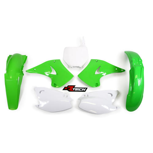 Kawasaki KX250 2003-2008 Rtech OEM Plastics Kit Inc Fenders & Shrouds