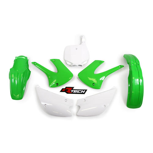 Kawasaki KX100 1998-2013 Rtech OEM Plastics Kit Inc Fenders & Shrouds