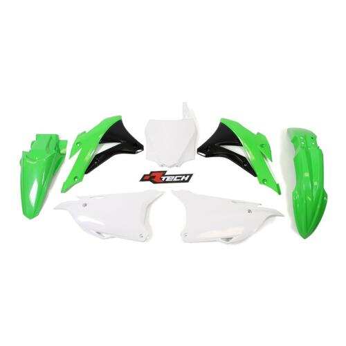 Kawasaki KX85 2019 Rtech (Oem 16) Plastics Kit Inc Fenders & Shrouds