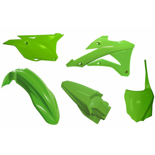 Kawasaki KX85 2016-2019 Rtech Green Plastics Kit Inc Fenders & Shrouds