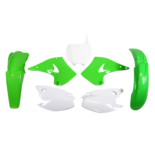 Kawasaki KX250F 2004-2005 Rtech OEM Plastics Kit Inc Fenders & Shrouds