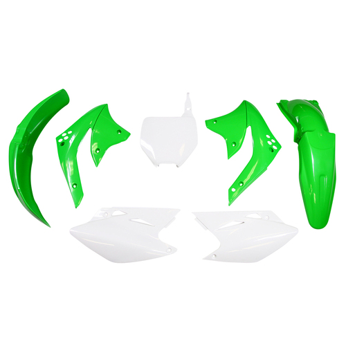 Kawasaki KX450F 2008 Rtech OEM Plastics Kit Inc Fenders & Shrouds