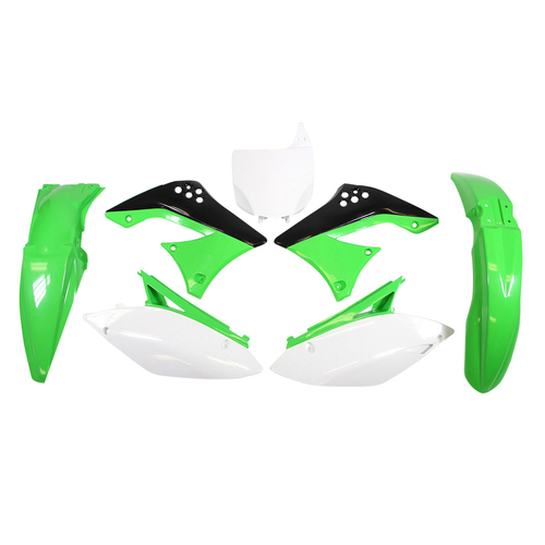 Kawasaki KX450F 2009-2011 Rtech OEM 10&11 Plastics Kit Inc Fenders & Shrouds