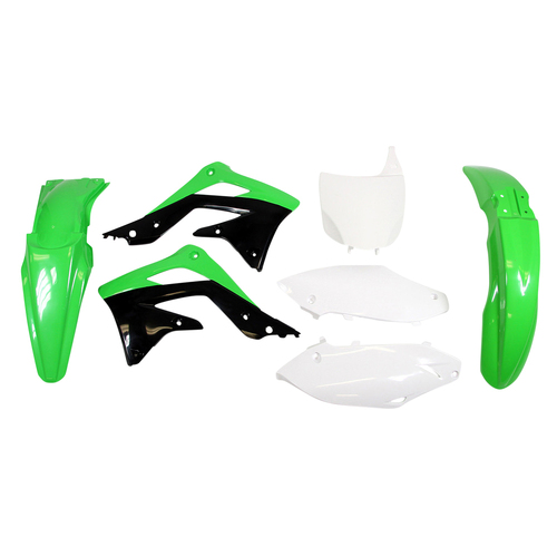 Kawasaki KX450F 2012 Rtech OEM Plastics Kit Inc Fenders & Shrouds