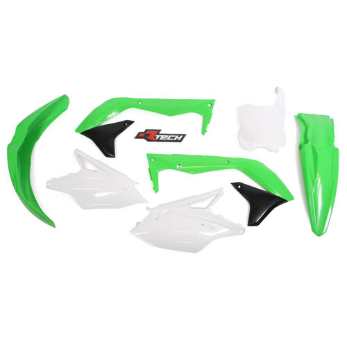 Kawasaki KX450F 2016-2018 Rtech OEM Plastics Kit Inc Fenders & Shrouds