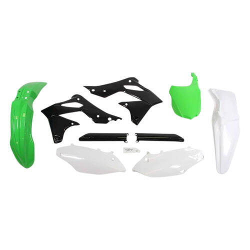 Kawasaki KX450F 2016-2018 Rtech Green/Black Full Plastics Kit