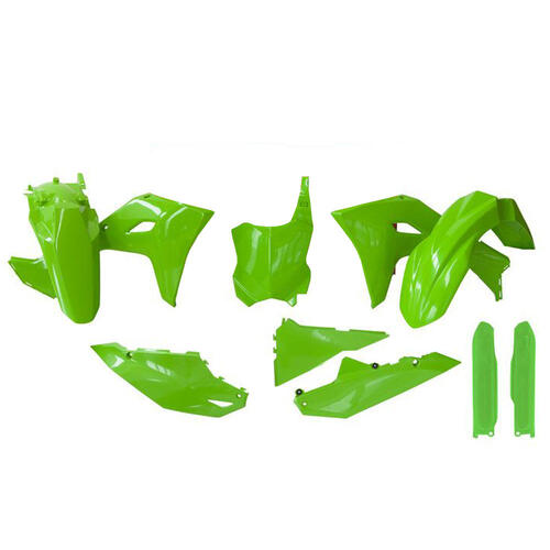 Kawasaki KX450F 2024-2025 Rtech Green Full Plastics Kit