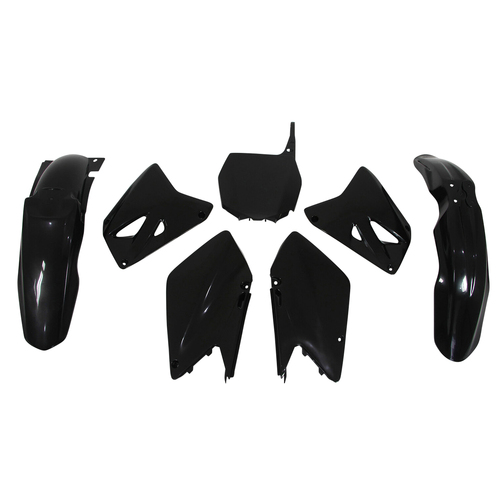 For Suzuki RM250 2001-2011 Rtech Black Plastics Kit Inc Fenders & Shrouds