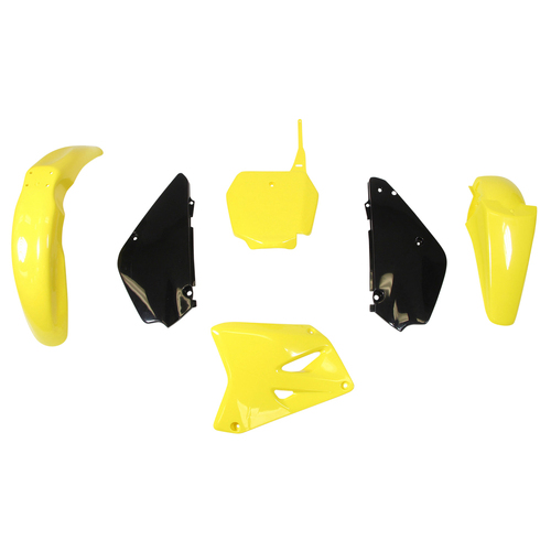Suzuki RM85 2018 - 2022 Rtech Yellow Black Plastics Kit