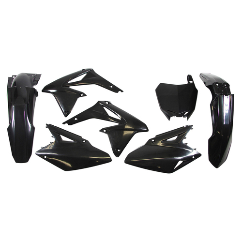 For Suzuki RM-Z450 2008-2017 Rtech Black Plastics Kit Inc Fenders & Shrouds