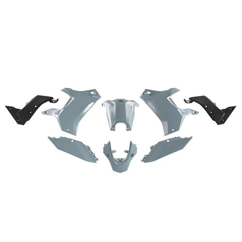 Yamaha XTZ690 Tenere 700 2019-2024 Rtech Revolution Light Grey/Black Full Plastics Kit