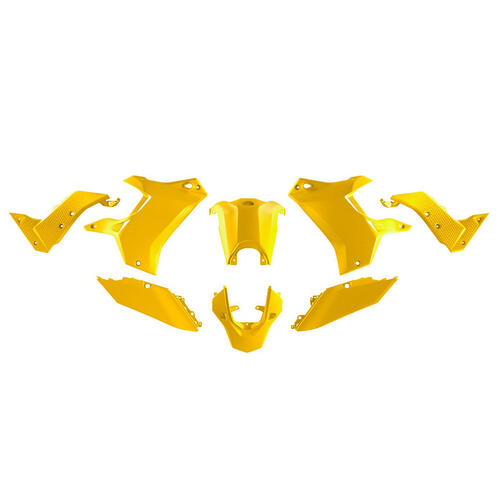 Yamaha XTZ690 Tenere 700 2019-2024 Rtech Revolution Yellow Full Plastics Kit
