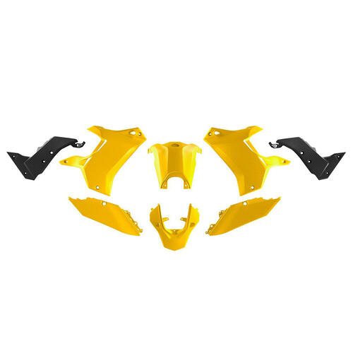 Yamaha XTZ690 Tenere 700 2019-2024 Rtech Revolution Yellow/Black Full Plastics Kit