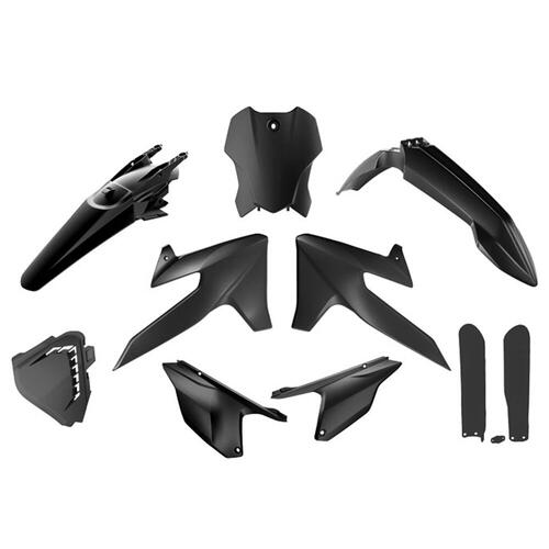 Triumph TF 250-X 2024-2025 Rtech Black Full Plastics Kit
