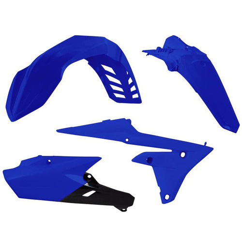 Yamaha WR250F 2018-2019 Rtech Blue Plastics Kit Inc Fenders & Shrouds
