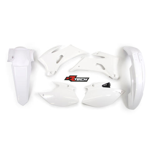 Yamaha WR450F 2007-2011 Rtech White Plastics Kit Inc Fenders & Shrouds