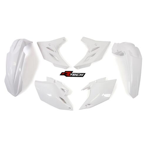 Yamaha WR450F 2015 Rtech White Plastics Kit Inc Fenders & Shrouds