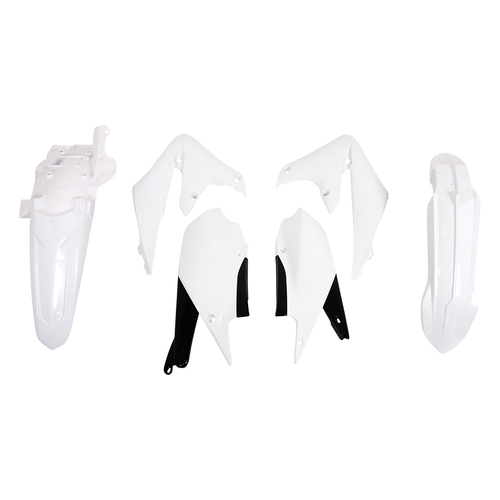 Yamaha WR250F 2020 Racetech White Plastics Kit Requires Aftermarket taillight