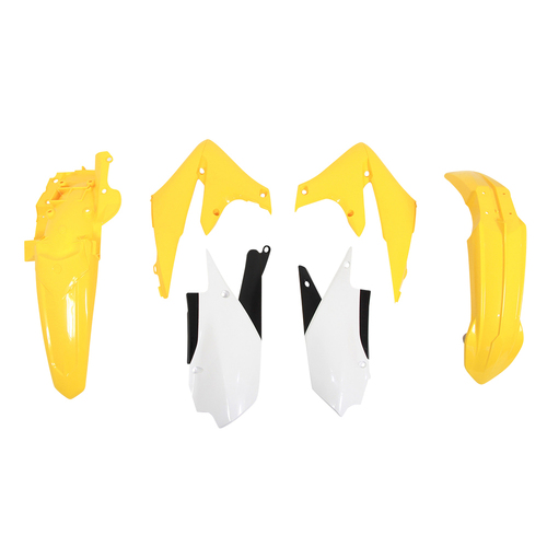 Yamaha WR250F 2021 - 2024 Rtech Yellow White Plastics Kit