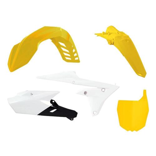 Yamaha WR450F 2016-2018 Rtech Yellow Full Plastics Kit