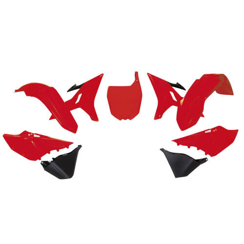 Yamaha YZ125 2002-2021 Rtech Revolution Red/Black Full Plastics Kit No Tank