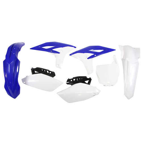 Yamaha YZ250F 2010-2013 Rtech OEM Blue Plastics Kit Inc Fenders & Shrouds
