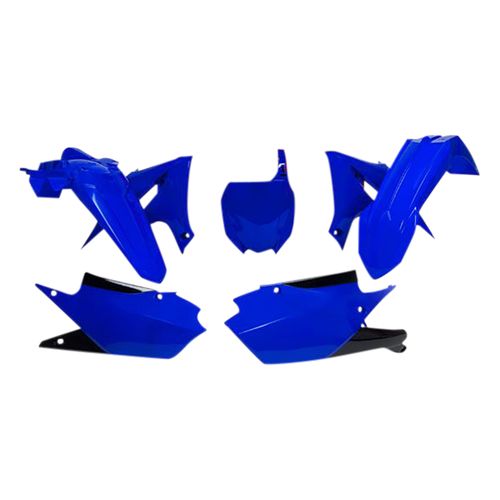 Yamaha YZ450F 2018-2022 Rtech Blue Plastics Kit Inc Fenders & Shrouds