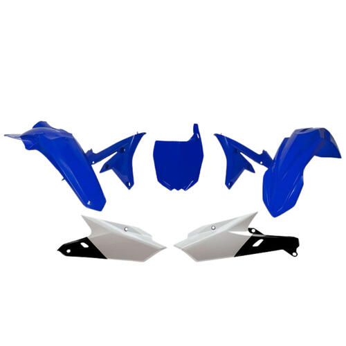Yamaha YZ250F 2014-2018 Rtech Blue/White Full Plastics Kit