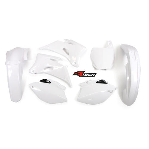 Yamaha YZ450F 2006-2009 Rtech White Plastics Kit Inc Fenders & Shrouds