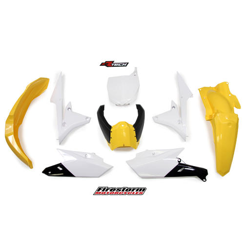 Yamaha YZ250F 2014 - 2018 Racetech 60Th Anniversary Yellow Plastics Kit 