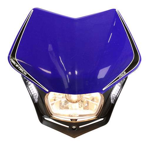 Racetech Universal Halogen Headlight With Led Blue