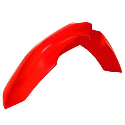 Honda CRF450RX 2017-2020 Rtech Neon Red Vented Front Fender Mudguard