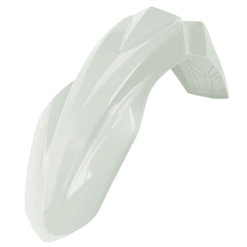 Kawasaki KX250X 2022-2023 Rtech White Vented Front Fender Mudguard