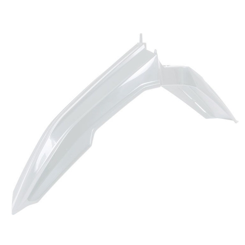 Suzuki RM-Z250 2019-2023 Rtech White Vented Front Fender Mudguard