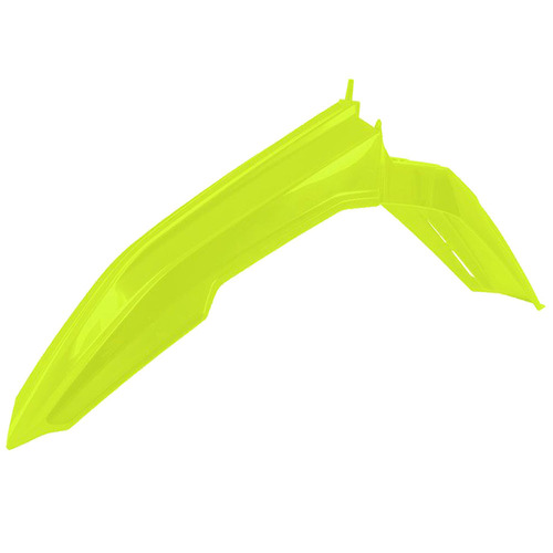 Suzuki RM-Z250 2019-2023 Rtech Neon Yellow Vented Front Fender Mudguard