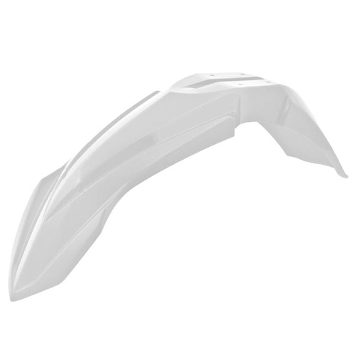 Yamaha YZ250F 2010-2015 Rtech White Front Fender Mudguard Direct Replacement