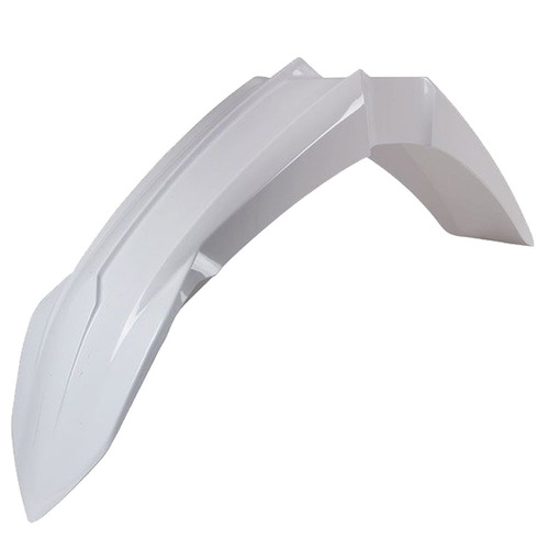 Yamaha WR250F 2020-2023 Rtech White Front Fender Mudguard Direct Replacement