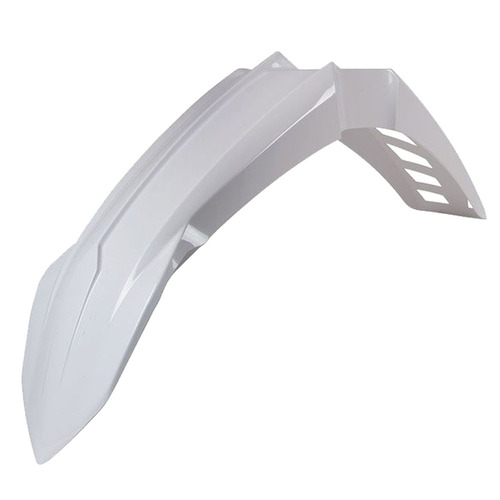 Yamaha YZ125 2022-2023 Rtech White Vented Front Fender Mudguard