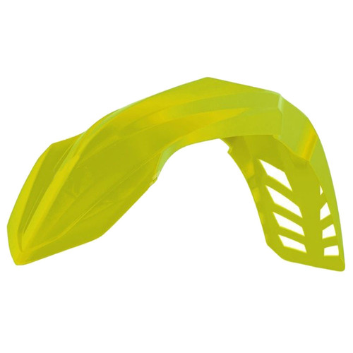 Yamaha YZ250F 2016 Rtech Neon Yellow Vented Front Fender Mudguard