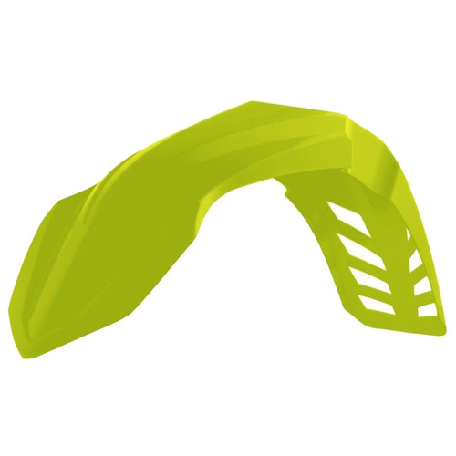 Yamaha YZ250 2002-2021 Rtech Neon Yellow Restyle Vented Front Fender Mudguard