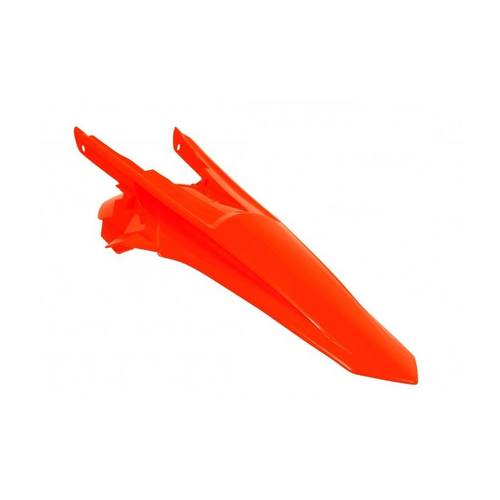 KTM 250XC-F 2017-2018 Rtech Neon Orange Replacement Rear Fender Mudguard
