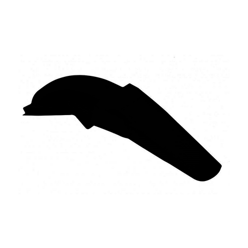 Kawasaki KX250 2003-2008 Rtech Black Replacement Rear Fender Mudguard
