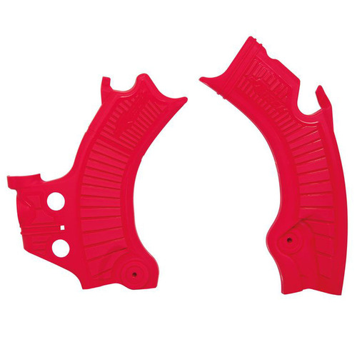 Honda CRF450R 2021 Rtech Frame Guards Red Plastic